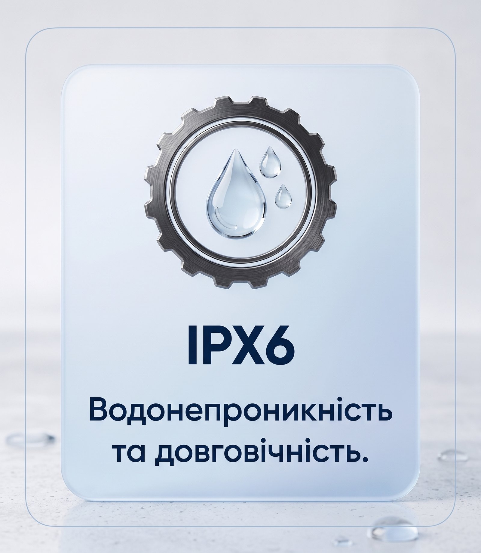 IPX7 водонепроникність